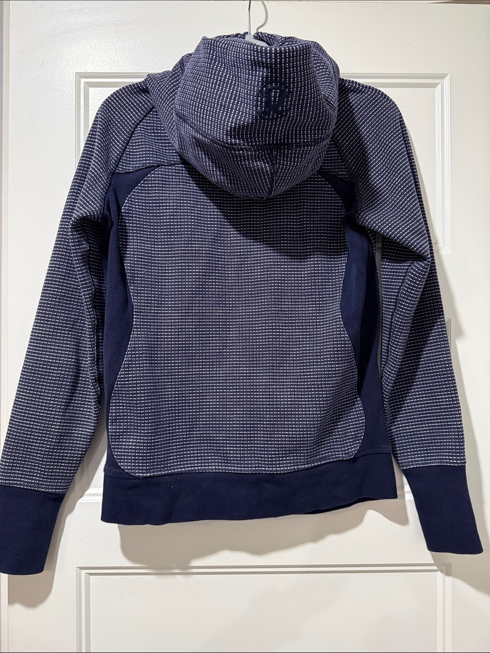 lululemon athletica Navy Hoodie with White Micro Dot Print - Picture 3 of 4